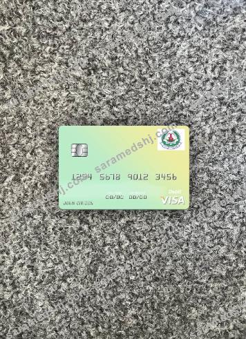 South Sudan Ivory Bank visa debit card photolook front